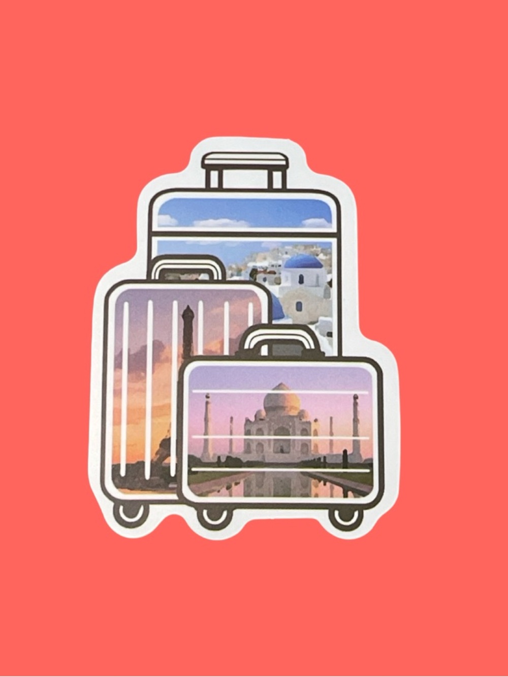 Travel Luggage Sticker